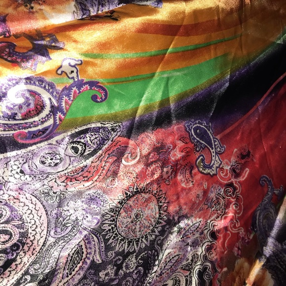 Multicolored Prom Gown - Picture 3 of 6